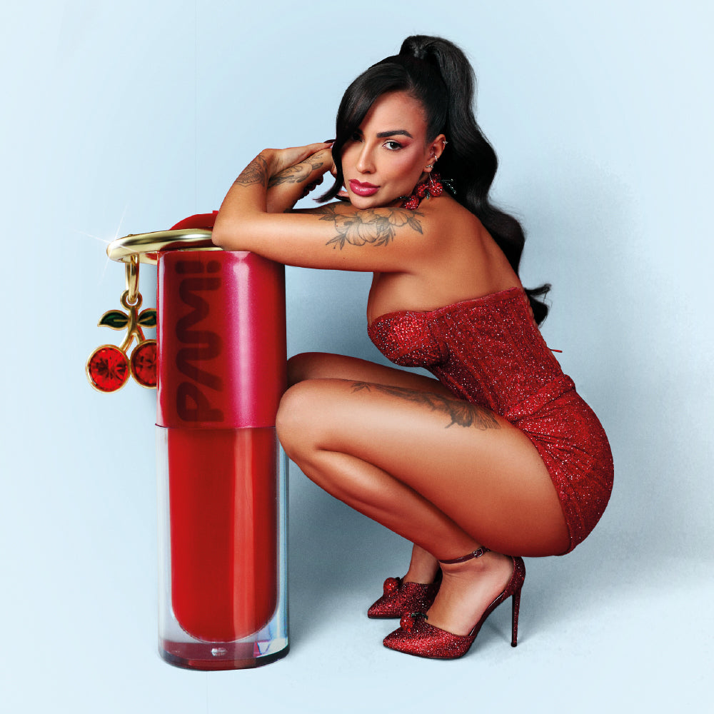 GLOSS LABIAL CHERRY BOMB PAM BY PAMELLA