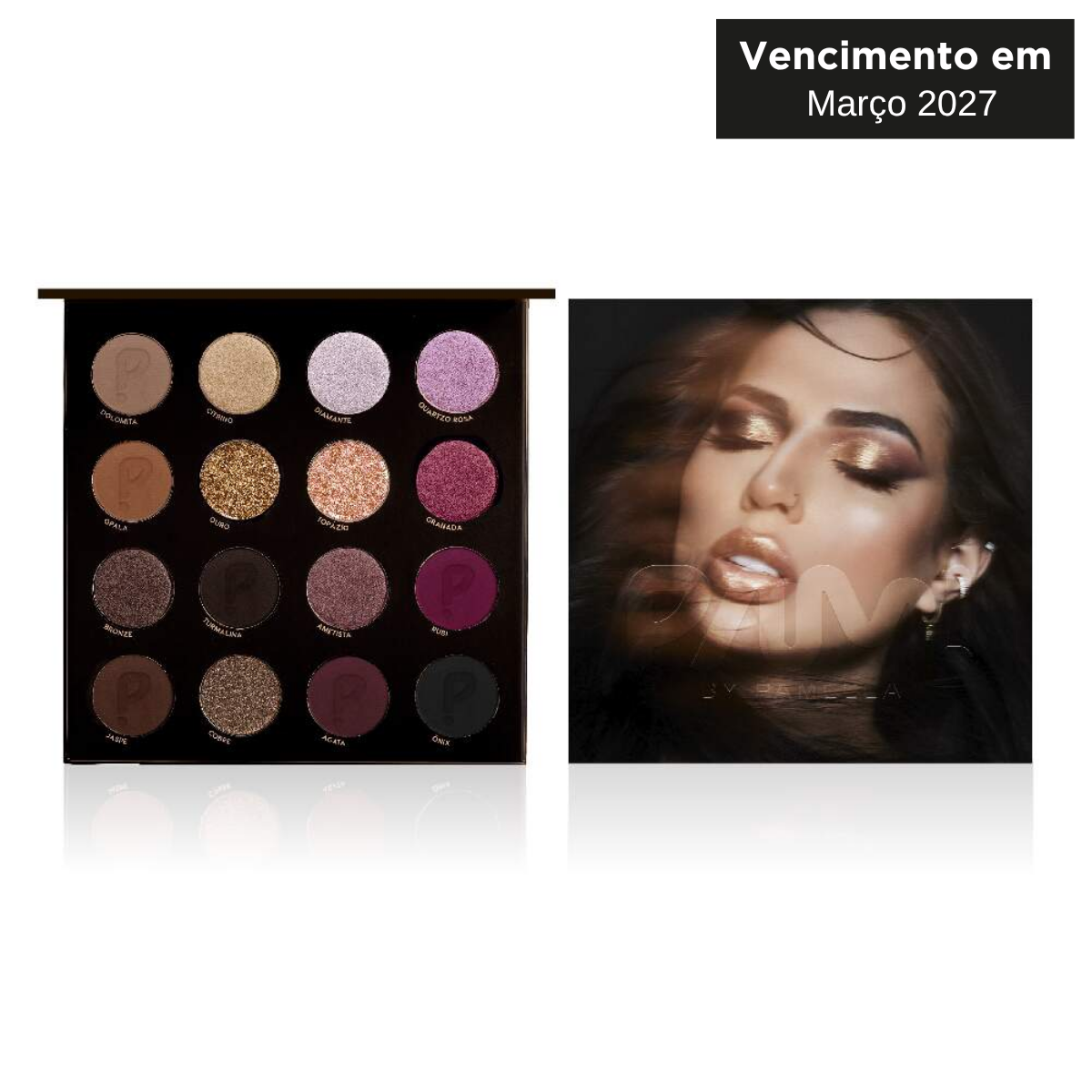 PALETA DE SOMBRAS 16 CORES 16 PRECIOSOS! PAM BY PAMELLA